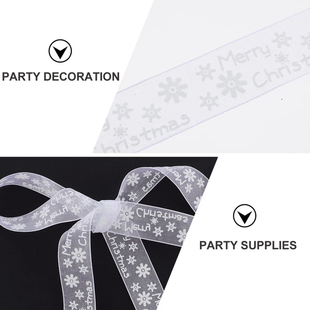 2x Weihnachten Band Geschenk Wrapper Band Weihnachten Diy Handwerk 9