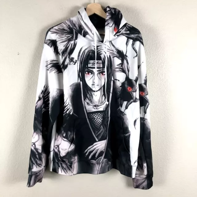 Naruto Akatsuki Nuvem Símbolos Pulôver Hoodie Hkrp # De $83,35
