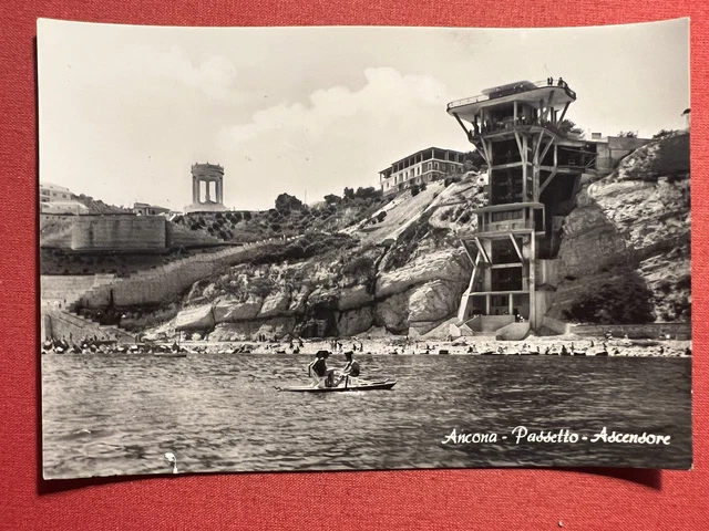 Cartolina - Ancona - Passetto - Ascensore - 1958