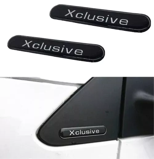 Xclusive Aufkleber 3D badge emblem logo Schriftzug Smart 451 453 Pulse Passion