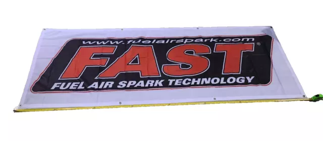 FAST RACING BANNER 8ft wide x 3ft long