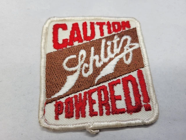 Vintage Shlitz Powered Beer Advertising Patch
