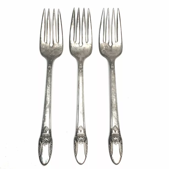 International Silver Company Flatware Salad Fork First Love 3Pcs