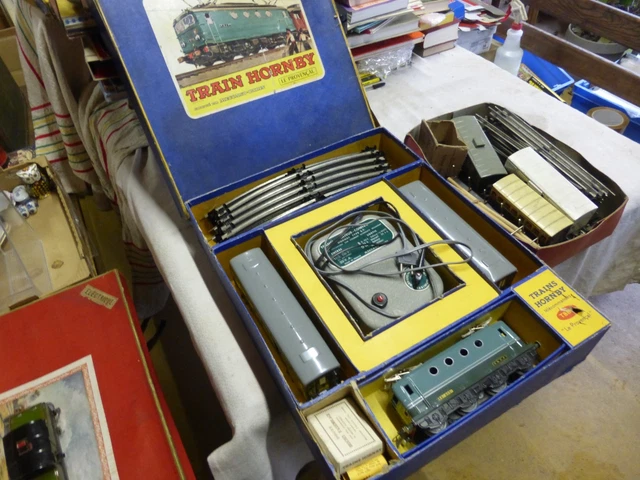 Coffret Train Hornby Meccano - Locomotive JEP - Vintage - Boîte TBBV