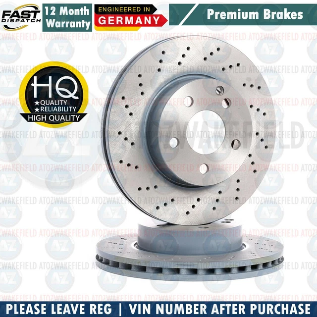 Disques De Frein Avant FERODO DDF2464C - 295 Mm, Ventilés, Pour Mercedes Classe A/B, 2 Pièces - 2