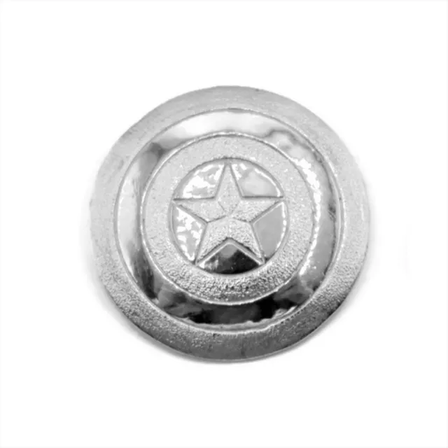 Capitan America Shield Pendant .925 Sterling Silver Superhero Comic!!