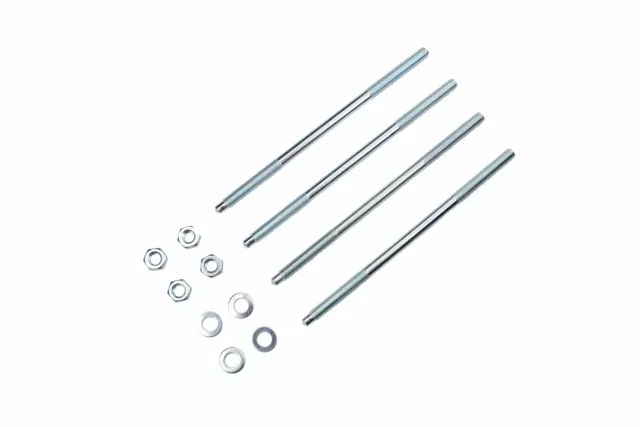 4x Zuganker SET Stehbolzen - M 6 x 130 mm für Zylinder - Zylinderkopf Simson