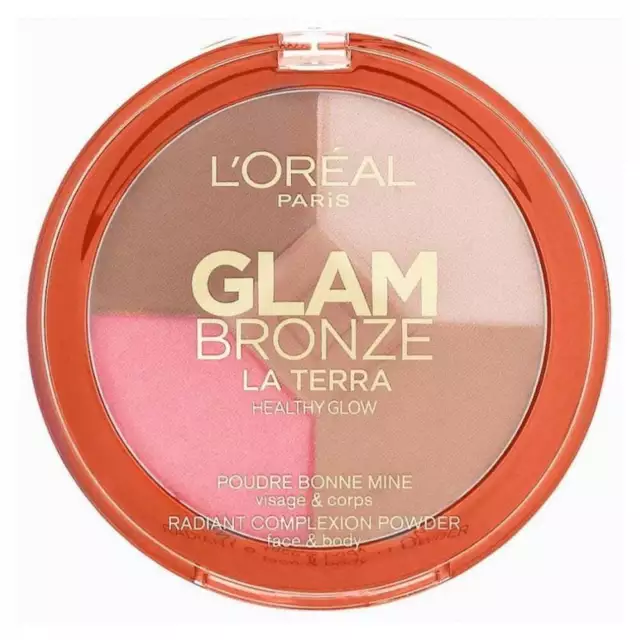 L'Oreal Glam Bronze Healthy Glow Palette - 02 Medium Speranza