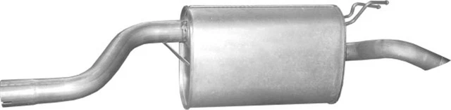 Terminale silenziatore post-silenziatore POLMO 07.465 per FIAT IDEA PUNTO Multijet JTD