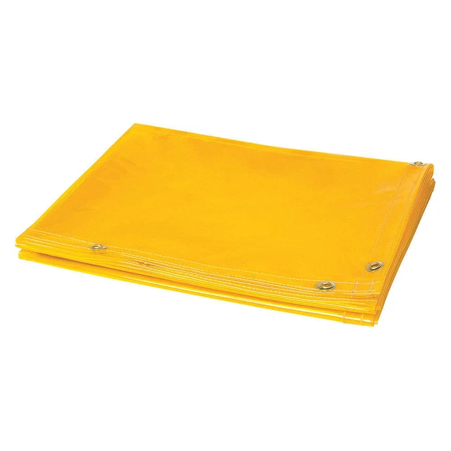 STEINER 334-6X8 Welding Curtain, 6 ft H, 8 ft W, Yellow