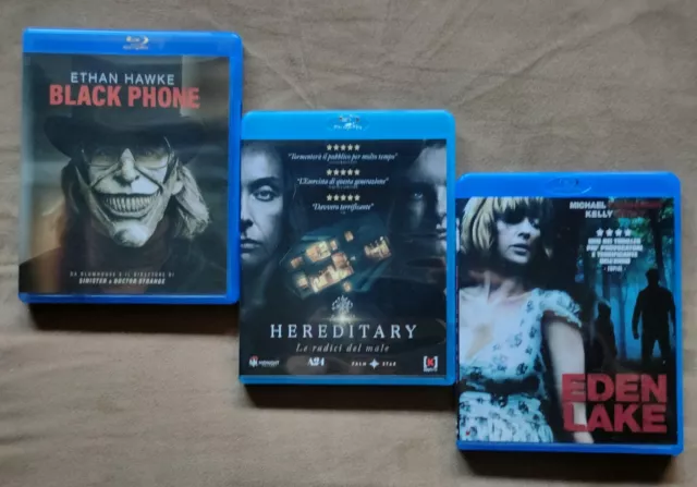 Lotto Blu-ray Disc Horror - Black Phone - Hereditary - Eden Lake