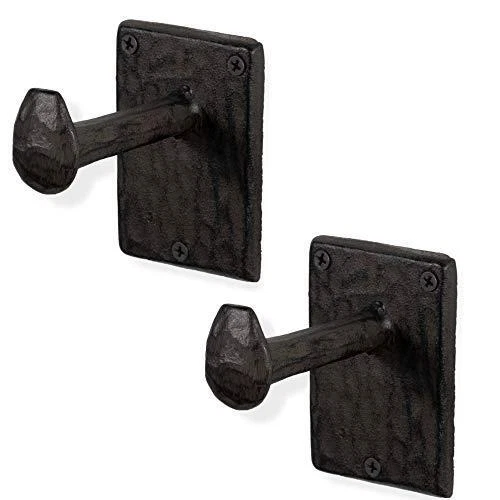 Rustic State Billow Wall Mount Cast Iron Hooks Coat Towel Bag Hat Hanger