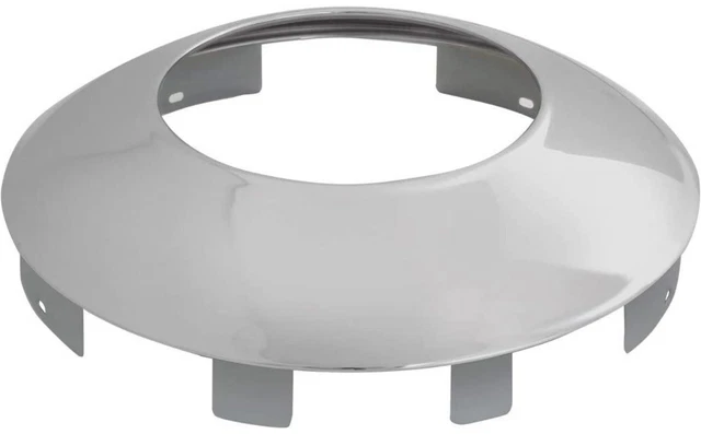 chrome front hubdometer semi truck hub cap universal 1" lip polished new 10774