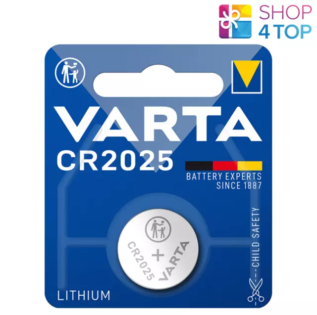 VARTA CR2025 Batterie Lithium Ampoule 3V Boutons Cellule DL 2025 Exp 2031 Neuf