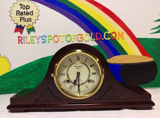 STRAUSBOURG MANOR 31 Day Chime Mechanical Clock $70.00  display picture 1