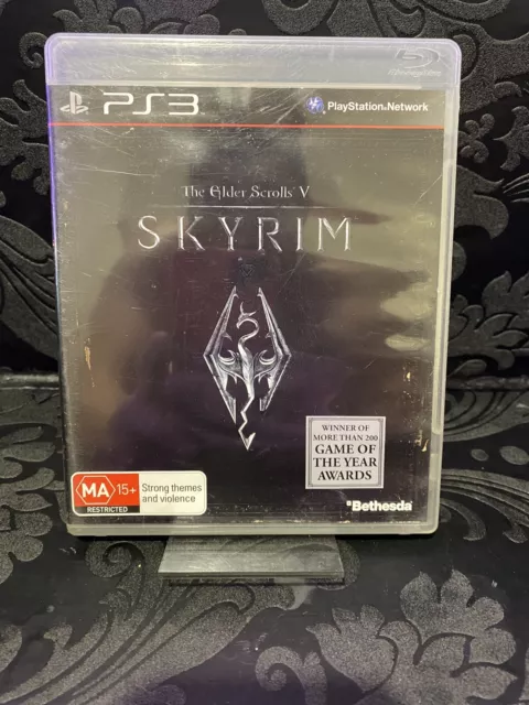 The Elder Scrolls V Skyrim - Sony Playstation 3 (PS3) Game *W/manual
