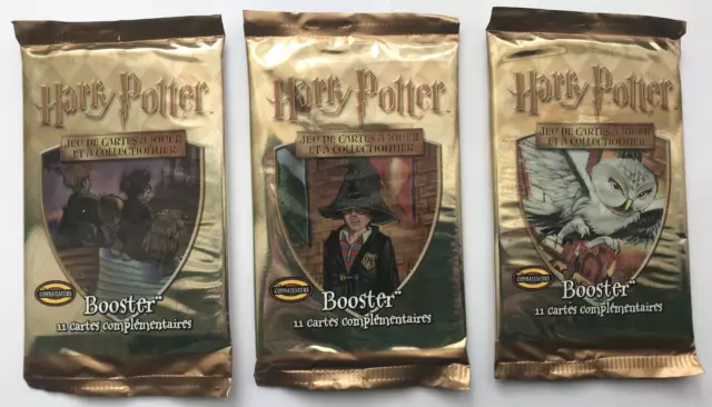 Lot de 3 boosters (ArtSet) du jeu de BASE Harry Potter en VF - scellé