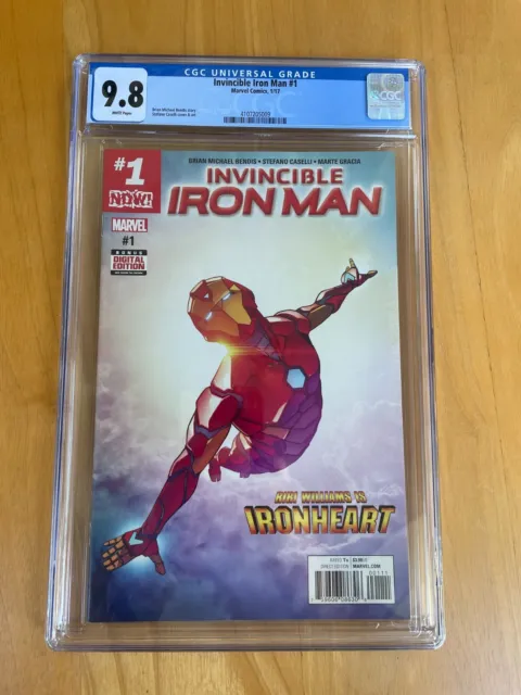 Invincible Iron Man #1 CGC 9.8 1st Riri Williams solo series Ironheart Disney+🔥