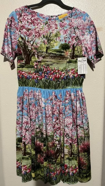 Bernie Dexter Cherry Tree Lane Dress Size Medium