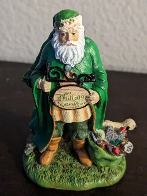 Pipka Christmas Irish Christmas Santa Figurine 3" 2007