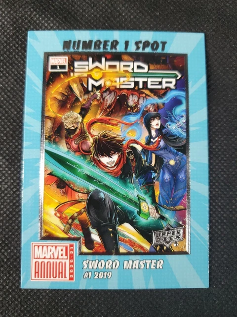 2021 Upper Deck Marvel Annual Number 1 Spot N1S-4 Sword Master 2019 #1