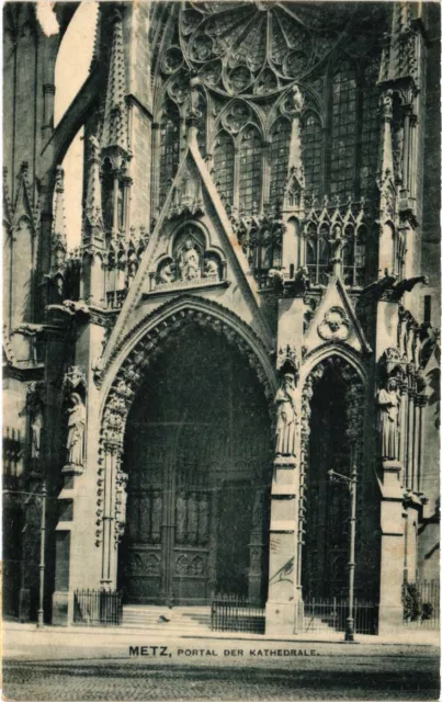 CPA AK METZ Portal of the Cathedral (393242)