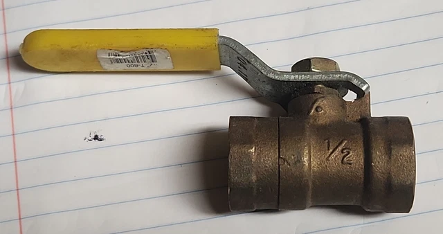 Legend Brass 1/2" fnpt  forged brass manual ball valve  400 WOG p/n252013 1 qty