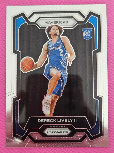 DERECK LIVELY II 2023-24 Panini Prizm Basketball #163 Rookie RC 