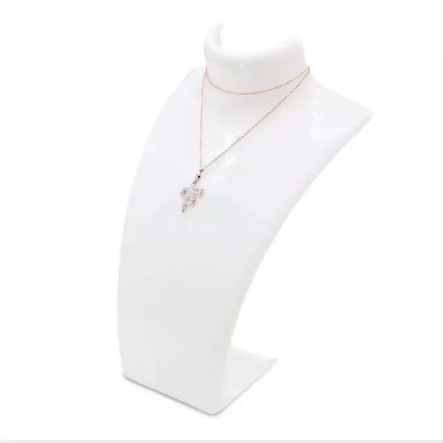 Necklace Tiny Snake Pendant Rose Gold