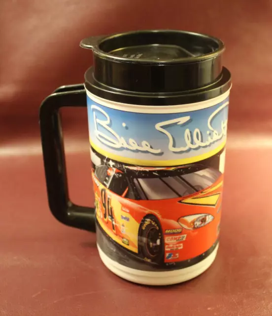 Bill Elliott #94 McDonald's Coca Cola Ford Nascar Travel Mug Cup clean Whirley