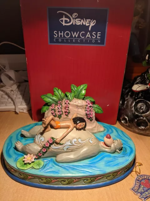 Jim shore disney traditions showcase  Jungle Book - used  rare retire figure