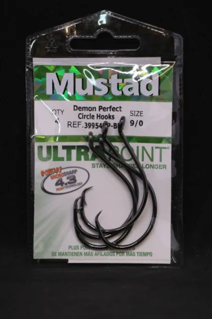 MUSTAD DEMON PERFECT circle hook /Ultrapoint 39951NP-BN-Choose Hook  size/package $15.95 - PicClick