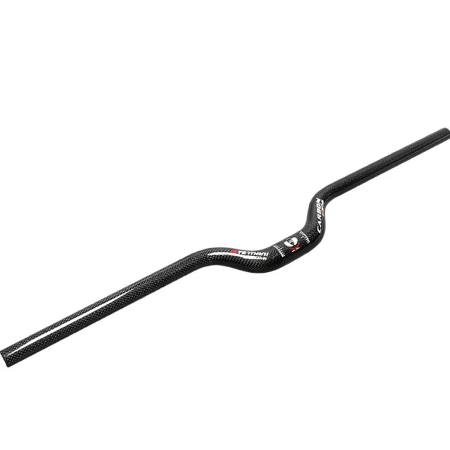 3K Full Carbon Fiber MTB Handlebar 25.4/31.8mm Mountain Bike Riser Bar 580-740mm 3