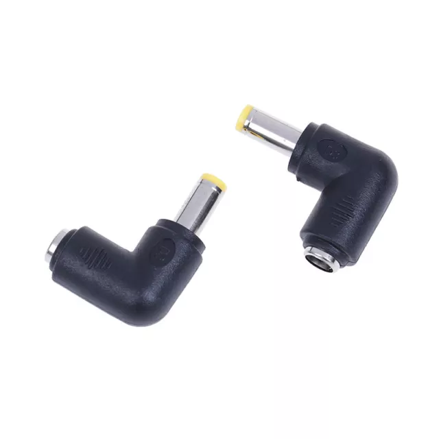 DC 5.5 × 2.1 Female to 5.5 2.5 mm 4.0 1.7 Male DC Power Plug Connector Angle