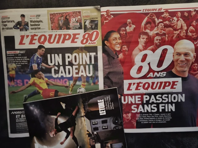 L'ÉQUIPE MAGAZINE Spécial PSG-Juventus 1983 – Susic, Rossi