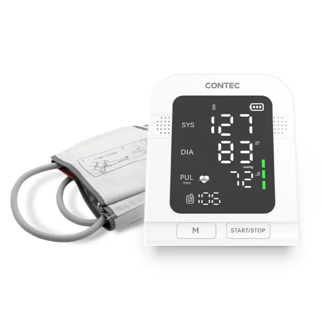 CONTEC08C Digital LCD upper Arm Blood Pressure Monitor Adult cuff NIBP Machine
