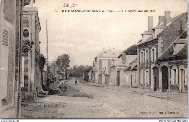 60 RESSONS SUR MATZ - la grande rue du bas