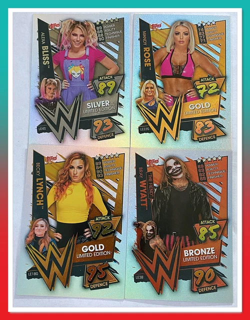2021 TOPPS WWE Slam Attax Wrestling Trading Cards Limited Edition