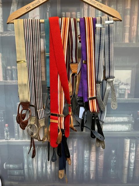 Amati parentesi graffe/sospensioni Albert Thurston Barathea. Vari colori