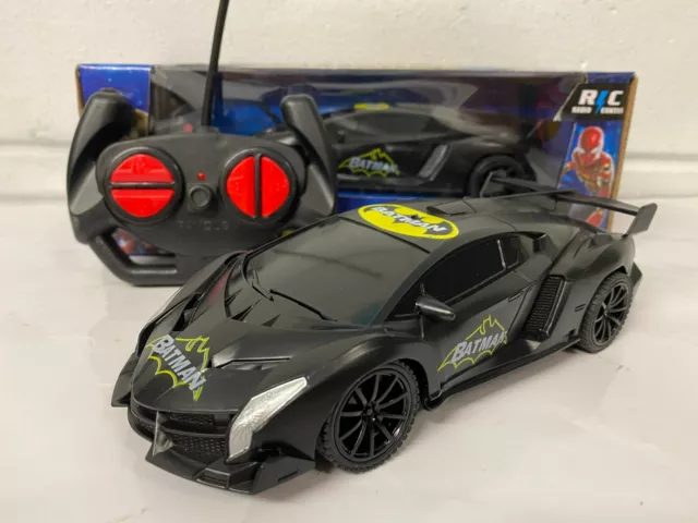 Lamborghini Batman Radio Remote Control Car Fast Speed  Boxed Uk Stock