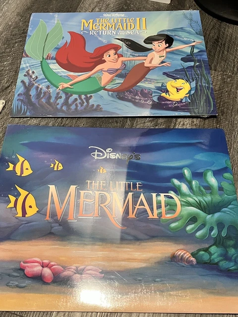Disney Little Mermaid & Little Mermaid 2 Lithographs SEALED Disney Little Mermaid & Little Mermaid 2 Lithographs SEALED
