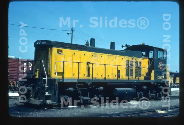 Original Slide C&NW Ry. Chicago & North Western Class Leader MP15DC 1302 KC MO