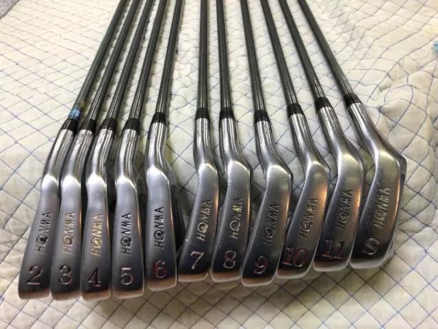 Honma Golf Irons 11 2.3.4.5.6.7.8.9.10, 11. S from Japan Used