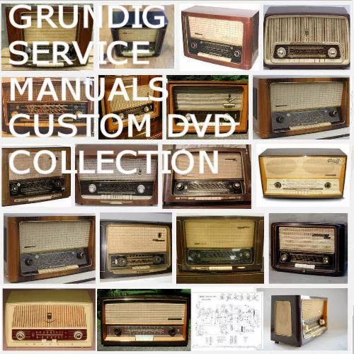 Grundig Radio Service Manuals Schematics Owners Huge Mega Collection PDF DVD !!