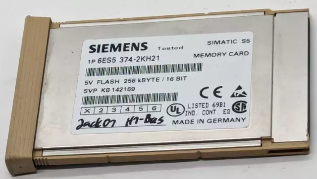 SIEMENS SIMATIC S5 6ES5374-2KH21 Memory Card  E-Stand: 1
