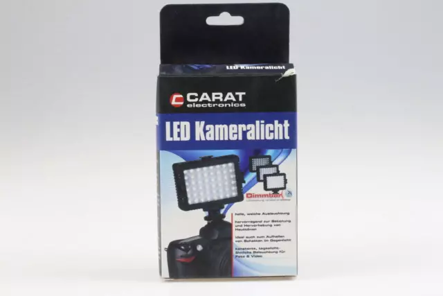 Luz de cámara LED de quilates
