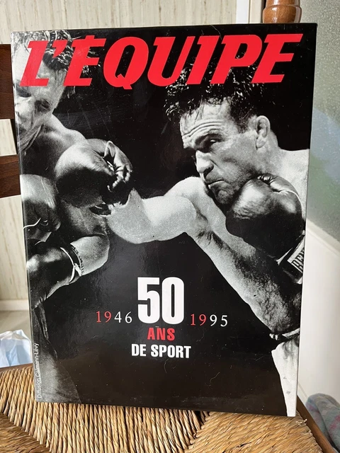 Coffret L'Equipe 50 Ans De Sport 1946-1995 Livre Collector