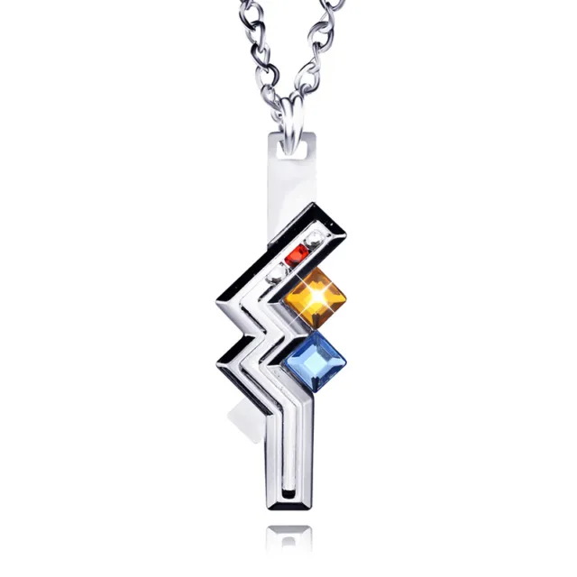 Final Fantasy XIII 13 Lightning Necklace Cosplay Pendant Chain Game Collectible