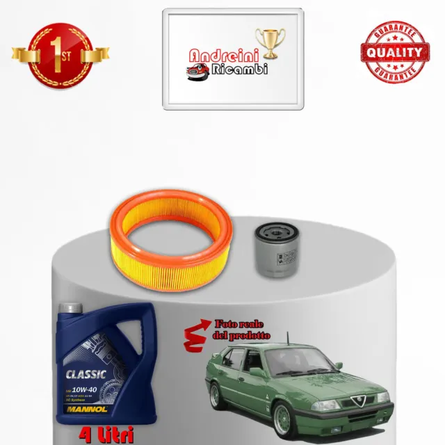 Kit Tagliando Filtri E Olio Alfa Romeo 33 1.4 63Kw 86Cv 1990 ->