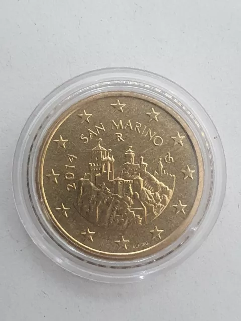 San Marino 50 Cent 2014 aus KMS -Unzirkuliert-